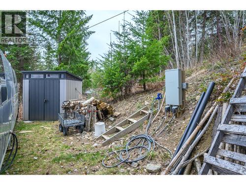 7'x 7' Shed.  Area behind the Airstream - 6474 Deer Run Road Lot# 11, Magna Bay, BC 