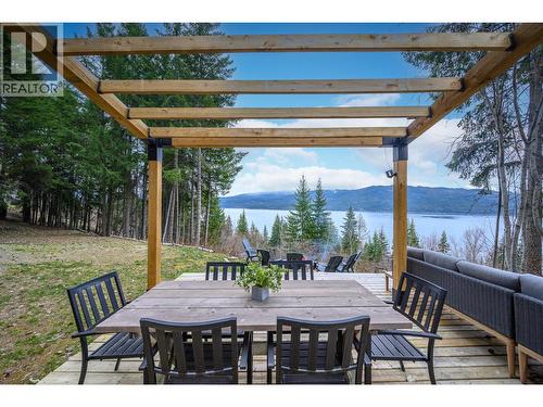 View and Furniture included.  Toja Grid Pergola - 6474 Deer Run Road Lot# 11, Magna Bay, BC 