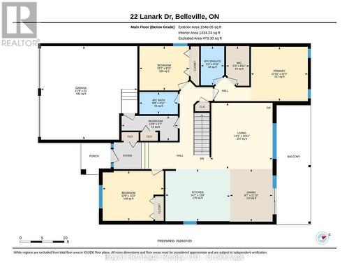 Floor Plan Main - 22 Lanark Drive, Belleville (Belleville Ward), ON - Other