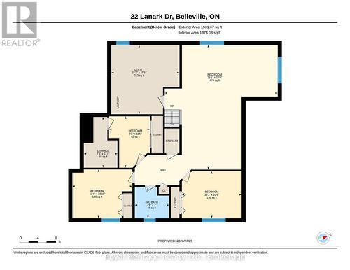 Floor Plan Lower - 22 Lanark Drive, Belleville (Belleville Ward), ON - Other