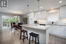 Quartz Kitchen Island - 22 Lanark Drive, Belleville (Belleville Ward), ON  - Indoor Photo Showing Kitchen With Upgraded Kitchen 