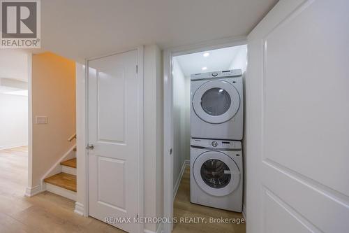 BASEMENT LAUNDRY - 23 Gordon Cowling Street, Clarington, ON - Indoor Photo Showing Laundry Room