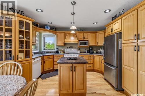 1 Telfer Bay, Prince Albert, SK - Indoor Photo Showing Kitchen With Double Sink