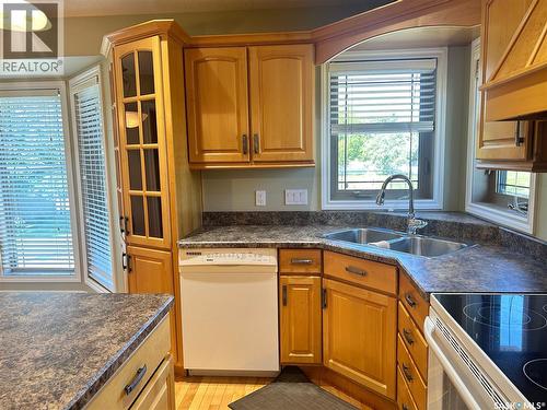 1 Telfer Bay, Prince Albert, SK - Indoor Photo Showing Kitchen With Double Sink