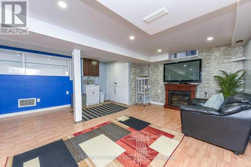200 Winners Circle, Brampton, ON - Indoor With Fireplace