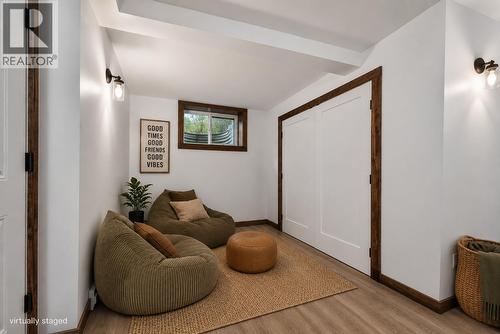 Virtually staged basement recreation room - 5533 33 Highway Unit# 3, Beaverdell, BC 