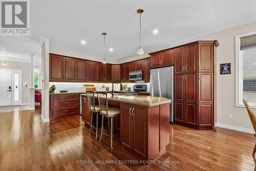 Custom cherry wood kitchen - 2552 Denure Drive, Peterborough (Monaghan Ward 2), ON - Indoor Photo Showing Kitchen
