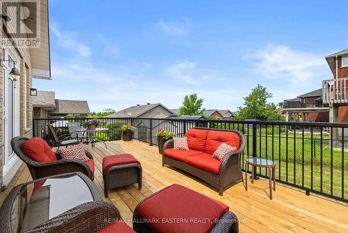 Aluminum railing - 2552 Denure Drive, Peterborough (Monaghan Ward 2), ON - Outdoor With Deck Patio Veranda With Exterior