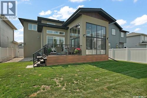 411 Dagnone Terrace, Saskatoon, SK - Outdoor With Deck Patio Veranda