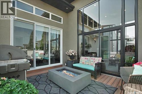 411 Dagnone Terrace, Saskatoon, SK - Outdoor With Deck Patio Veranda With Exterior