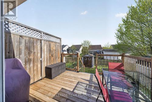 106 Hemlock Crescent, Cornwall, ON - Outdoor With Deck Patio Veranda With Exterior