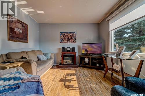180 Osler Street, Regina, SK - Indoor Photo Showing Living Room With Fireplace