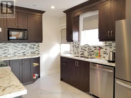 Kitchen 3 - 26 Applefield Drive, Toronto, ON - Indoor Photo Showing Kitchen With Double Sink
