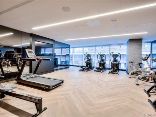 Exercise Room - 3001-1288 Rue St-Antoine O., Montréal (Ville-Marie), QC - Indoor Photo Showing Gym Room