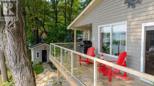 380 Robins Point Road, Tay (Victoria Harbour), ON - Outdoor With Deck Patio Veranda With Exterior