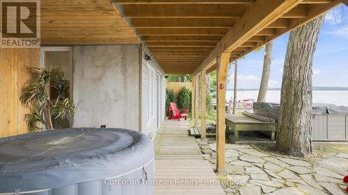 380 Robins Point Road, Tay (Victoria Harbour), ON - Outdoor With Deck Patio Veranda With Exterior