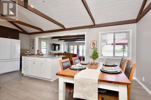 Open concept kitchen/dining/living room - 5818 Victoria Park Road, Ramara, ON - Indoor Photo Showing Dining Room