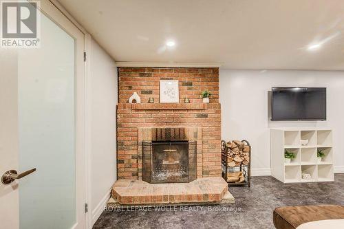 17 Crestwood Avenue, Kitchener, ON - Indoor With Fireplace
