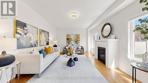 97 Connell Drive, Georgina, ON - Indoor Photo Showing Living Room With Fireplace