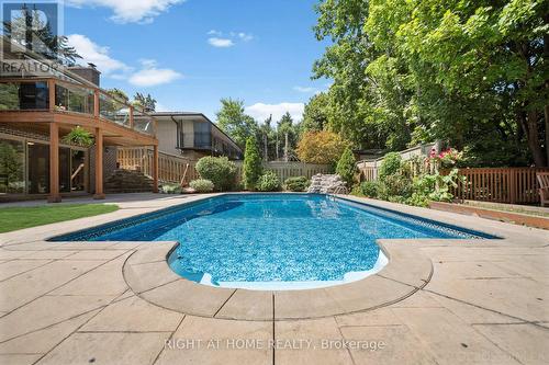 39 Grovetree Road, Toronto, ON - Outdoor With In Ground Pool With Deck Patio Veranda