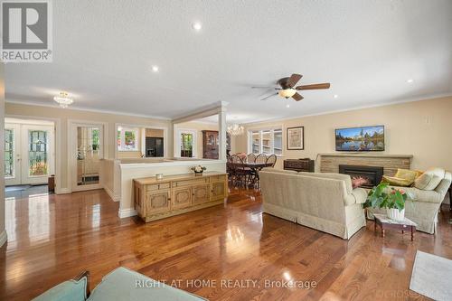 39 Grovetree Road, Toronto, ON - Indoor Photo Showing Living Room With Fireplace