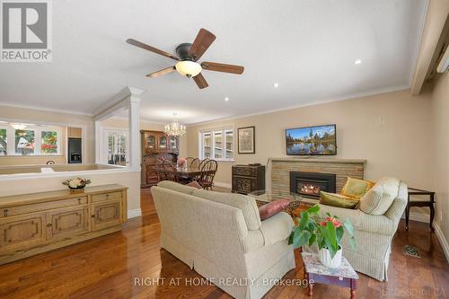 39 Grovetree Road, Toronto, ON - Indoor Photo Showing Living Room With Fireplace