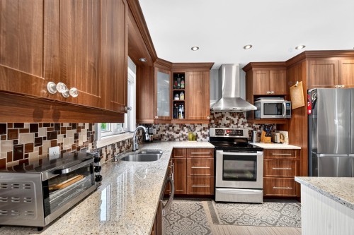 Kitchen - 410 Place De Sillery, Laval (Chomedey), QC - Indoor Photo Showing Kitchen With Double Sink