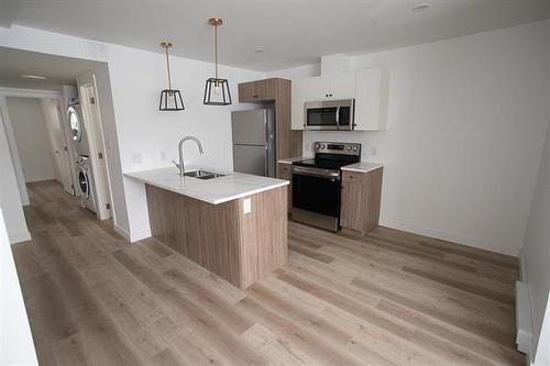 156 Perth Ave, Winnipeg, MB - Indoor Photo Showing Kitchen With Stainless Steel Kitchen With Double Sink