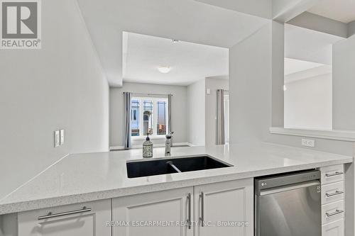 13 Aqua Lane, Hamilton, ON - Indoor Photo Showing Kitchen With Double Sink