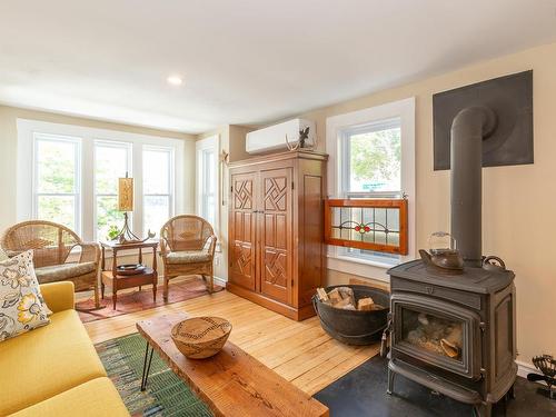 857 Granville Road, Victoria Beach, NS - Indoor Photo Showing Living Room With Fireplace