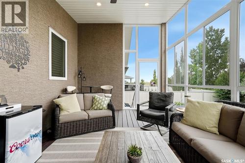 4602 Chuka Drive, Regina, SK -  With Deck Patio Veranda With Exterior