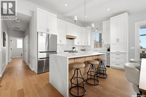 4602 Chuka Drive, Regina, SK - Indoor Photo Showing Kitchen With Upgraded Kitchen