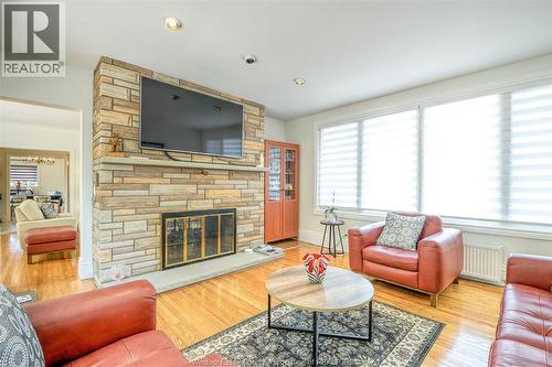 777 Front Road North, Amherstburg, ON - Indoor Photo Showing Living Room With Fireplace