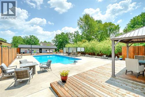 777 Front Road North, Amherstburg, ON - Outdoor With In Ground Pool With Deck Patio Veranda With Backyard