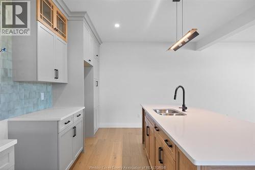 111 Erie Isle Court, Amherstburg, ON - Indoor Photo Showing Kitchen With Double Sink