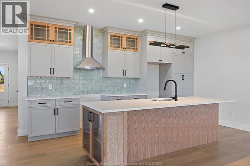111 Erie Isle Court, Amherstburg, ON - Indoor Photo Showing Kitchen With Upgraded Kitchen