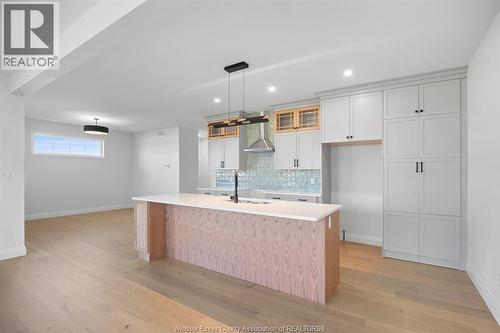 111 Erie Isle Court, Amherstburg, ON - Indoor Photo Showing Kitchen With Double Sink