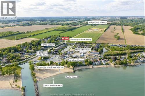 33 Montego Bay Crescent, Kingsville, ON - Outdoor With Body Of Water With View