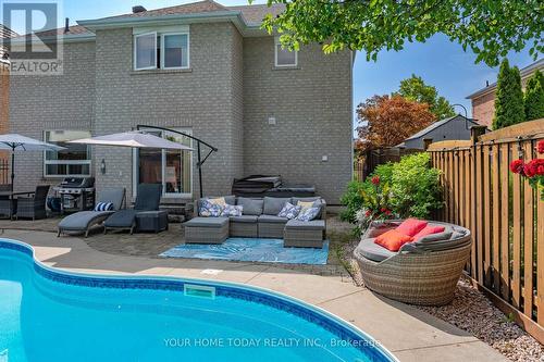 19 Mcnally Street, Halton Hills, ON - Outdoor With In Ground Pool With Deck Patio Veranda