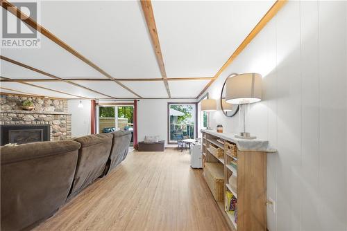 19 Government Road, Tehkummah, ON - Indoor With Fireplace