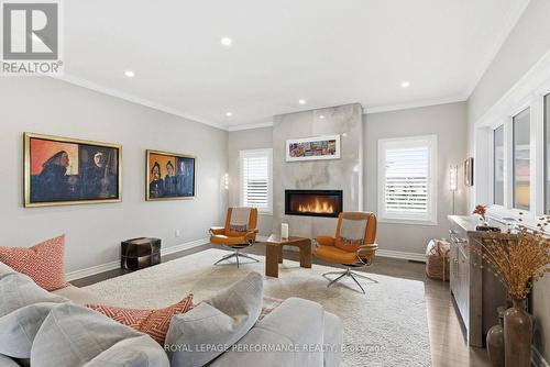 18132 St. Laurent Boulevard, South Glengarry, ON - Indoor Photo Showing Living Room With Fireplace