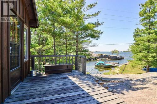 25744 Georgian Bay Shr, Georgian Bay (Gibson), ON - Outdoor With Body Of Water With Deck Patio Veranda