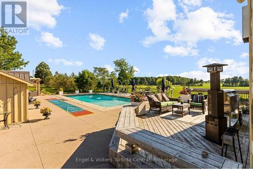 385073 4Th Conc A Road, Grey Highlands, ON - Outdoor With In Ground Pool