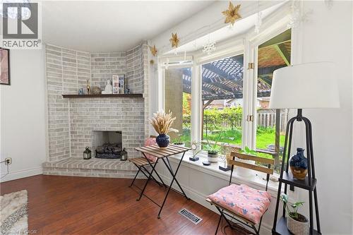 459 Dicenzo Drive, Hamilton, ON - Indoor With Fireplace