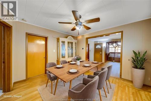 879 Felix Avenue, Windsor, ON - Indoor Photo Showing Dining Room