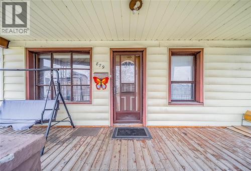 879 Felix Avenue, Windsor, ON - Outdoor With Deck Patio Veranda With Exterior