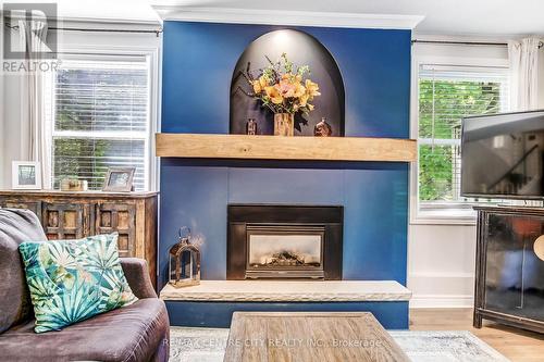 361 George Street, Central Elgin (Port Stanley), ON - Indoor Photo Showing Living Room With Fireplace