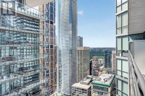 5102 - 45 Charles Street E, Toronto, ON - Outdoor With Balcony With Facade