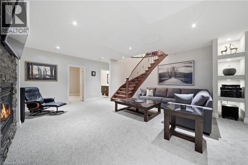 14 Ellington Place, Brantford, ON - Indoor With Fireplace