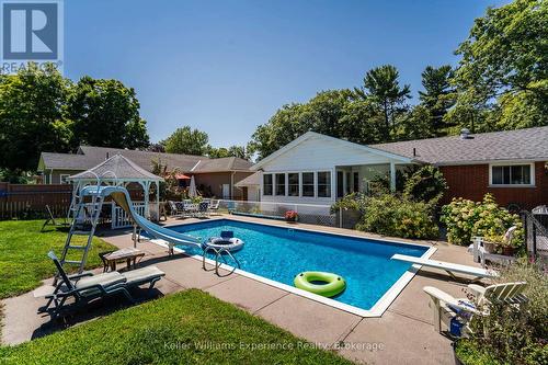 63 Lorne Avenue, Penetanguishene, ON - Outdoor With In Ground Pool With Deck Patio Veranda